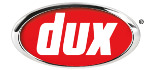 Dux logo for hot water systems and hot water heaters, Caboolture
