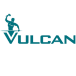 Vulcan logo for hot water systems, suited to Caboolture homeowners