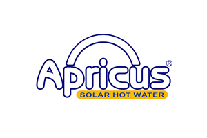Apricus solar hot water logo for hot water systems in Caboolture