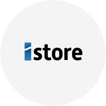 iStore logo depicting a hot water system, tailored for Caboolture services